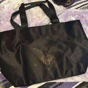 Victoria's Secret Black Fashion Show Tote NWT